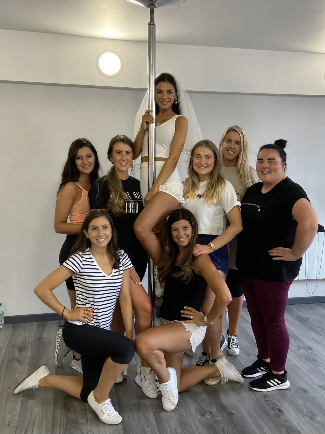 Pole Dancing hen party dance class in Leicester